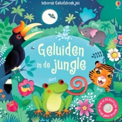 Uitgeverij Usborne Bekijk Alles^Geluiden in de jungle (geluidenboek)