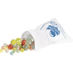 GOKI Buitenspeelgoed|Schoen-/ Sinterklaascadeautjes^Knikkerset in Opbergzak 50-delig