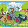 GOKI Houten Puzzels^Puzzel Traktor 96pcs