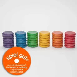 Grapat Open Ended Play^Coins Houten Munten 36-delig 15-118