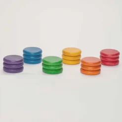 Grapat Open Ended Play^Coins Houten Munten 18-delig 15-117