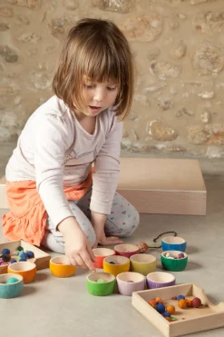 Grapat Open Ended Play^Houten Bakjes 12-delig 16-138