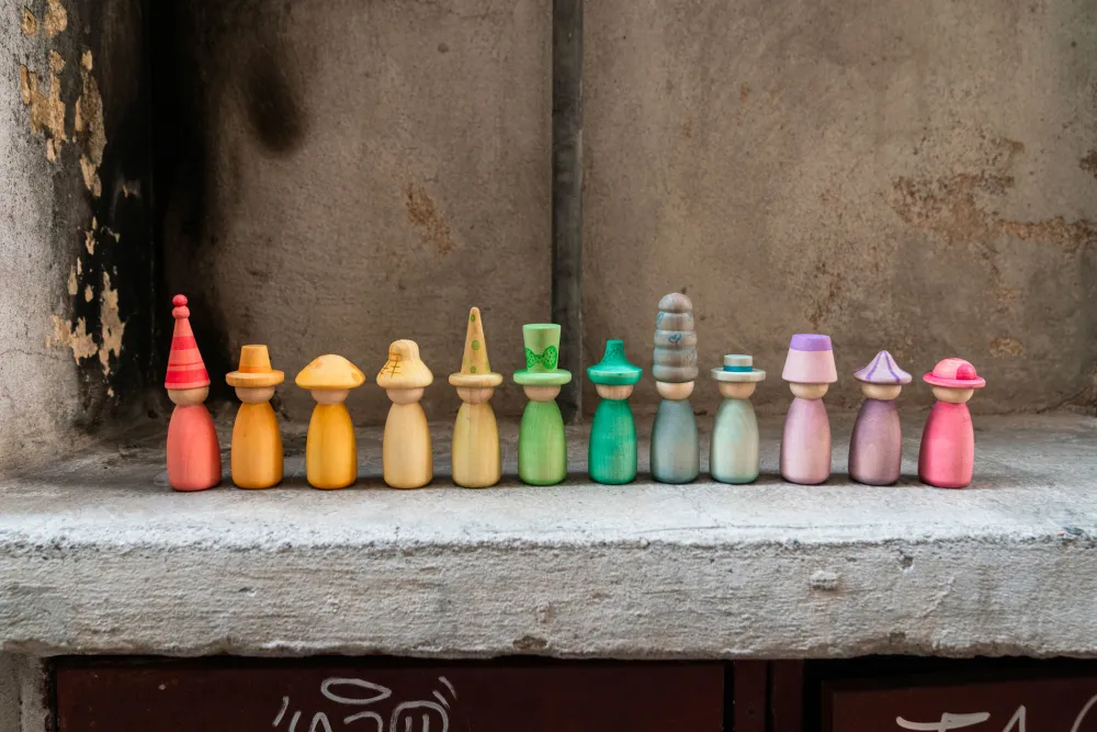 Grapat Open Ended Play^Houten Poppen Fancy Nins 23-245