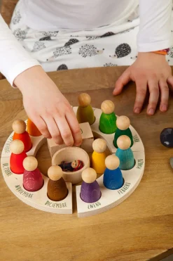 Grapat Open Ended Play^Jaarkalender Hout 17-167