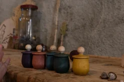 Grapat Open Ended Play^Little Things Green Houten Opbergdoosje 21-226