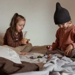 Grapat Open Ended Play^Little Things Orange Houten Opbergdoosje 21-228