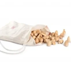 Grapat Open Ended Play^Mandala Natuurlijk Hout in Zakje 10-delig 22-242