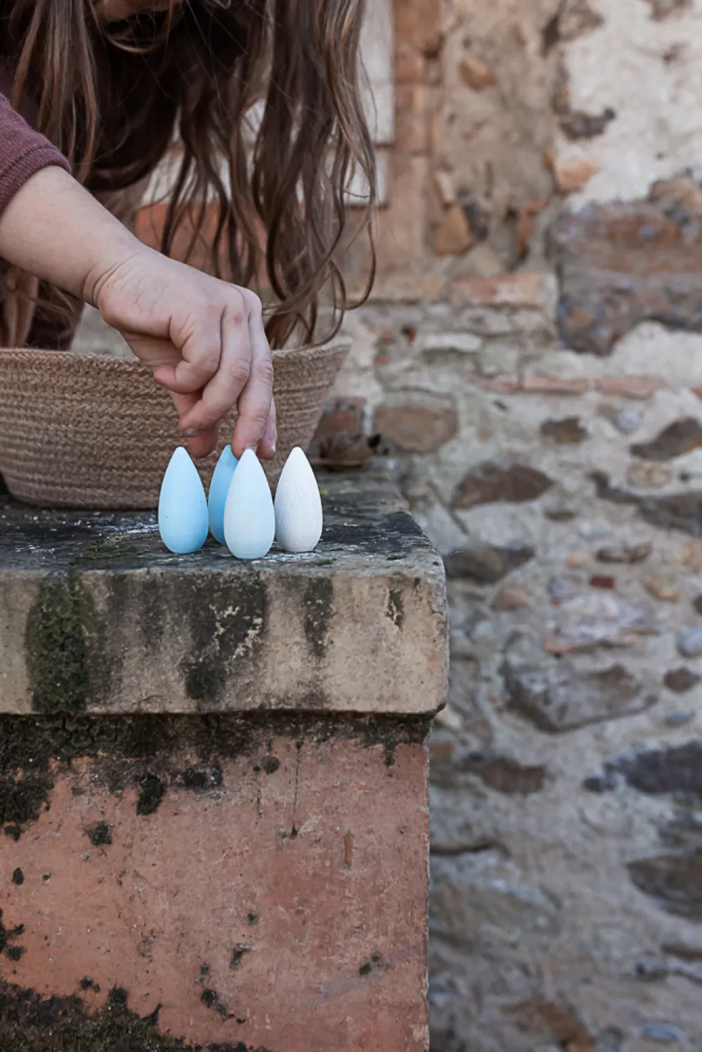 Grapat Open Ended Play^Mandala Sneeuwvlokken Houten Speelset 21-222