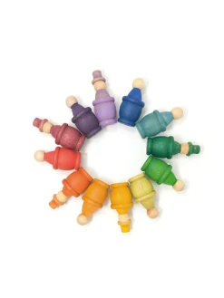 Grapat Open Ended Play^Mates Houten Kopjes 12-delig 18-183