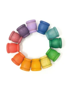 Grapat Open Ended Play^Mates Houten Kopjes 12-delig 18-183