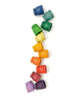 Grapat Open Ended Play^Mates Houten Kopjes 12-delig 18-183