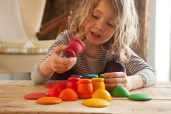 Grapat Open Ended Play^Mates Houten Kopjes 12-delig 18-183