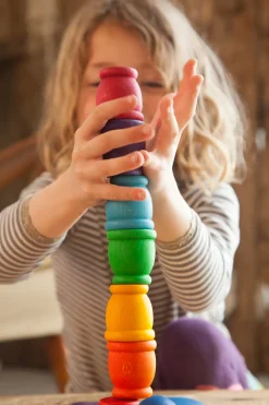 Grapat Open Ended Play^Mates Houten Kopjes 12-delig 18-183