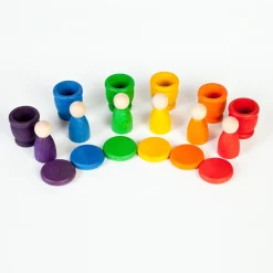 Grapat Open Ended Play^Nins Bakjes en Munten 18-delig 15-101