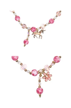 Great Pretenders Sieraden^Armband met Ketting Pink Crystal Bracelet