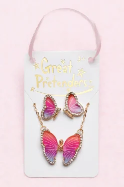 Great Pretenders Sieraden^Sieradenset Butterfly Necklace&Earring