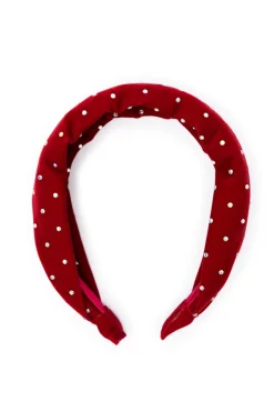 Great Pretenders Verkleedkleding^Sparkle Red Velvet Hoofdband