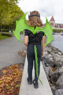 Great Pretenders Verkleedkleding^Vleugels Draak Groen