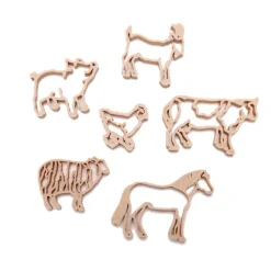 Grennn Open Ended Play^Uitstekers Boerderijdieren