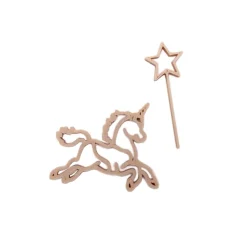 Grennn Open Ended Play^Uitstekers Eenhoorn en Toverstaf