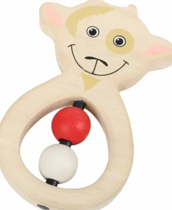 Small Foot Babyspeelgoed^Grijpfiguur Grijpring Geit Hout