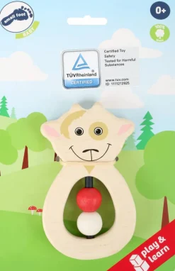 Small Foot Babyspeelgoed^Grijpfiguur Grijpring Geit Hout