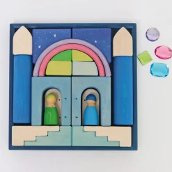 Grimm's Open Ended Play^Blokkendoos Bouwwereld Poollicht