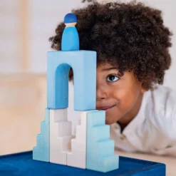 Grimm's Open Ended Play^Blokkendoos Bouwwereld Poollicht