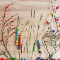 Grimm's Open Ended Play^Houten Gekleurde Kralen set 480-delig 10270