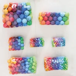 Grimm's Open Ended Play^Houten Regenboog Kralen set 36-delig 10240