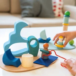 Grimm's Open Ended Play^Houten Speelwereld Bij het Water 07601