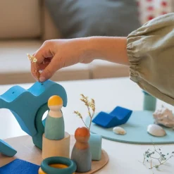 Grimm's Open Ended Play^Houten Speelwereld Bij het Water 07601