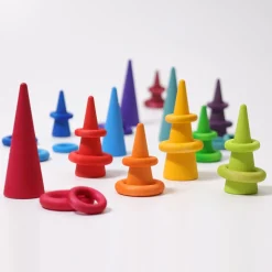 Grimm's Open Ended Play^Speelset Regenboog Bos 10165