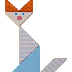 Haba Open Ended Play^Houten Blokken Legspel Kleurrijke Tangrammix