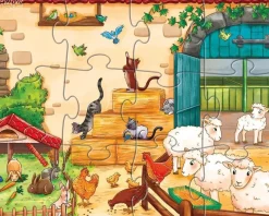 Haba Legpuzzels^Puzzels Boerderijdieren set 3-pcs