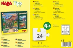 Haba Legpuzzels^Puzzels Draken 24pcs set 2-delig