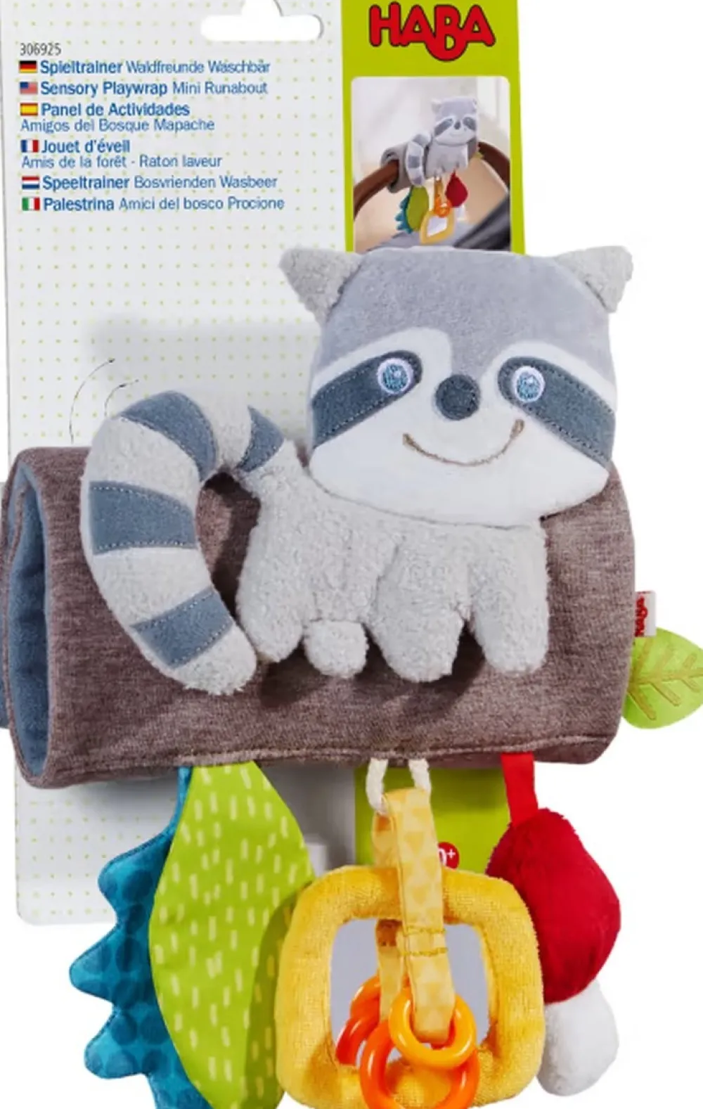 Haba Babyspeelgoed|Knuffelspeelgoed^Speeltrainer Bosvrienden Wasbeer