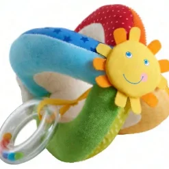 Haba Babyspeelgoed^Stoffen bal Regenboogwereld