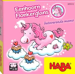Haba Haba Spellen^Supermini Spel - Eenhoorn Flonkerglans - Betoverende memo (NL)