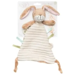 Houtendiershop Bekijk Alles|Kraamcadeaus^Hazeltje knuffeldoekje/tutje 28cm