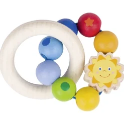 Houtendiershop Babyspeelgoed^Heimess Grijpfiguur Rammelaar Zon