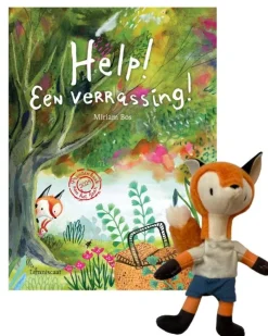 Lemniscaat Prentenboeken^Help! Een verrassing! Incl. Knuffel