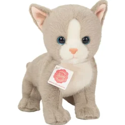 Hermann Teddy Hermann Teddy Collection^Knuffel Kat Kitten Grijs 24cm