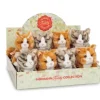 Hermann Teddy Hermann Teddy Collection^Knuffel Kat Getijgerd Rood of Grijs 18cm