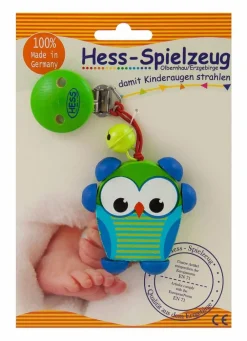 Hess Babyspeelgoed^Clipfiguur Uil Blauw