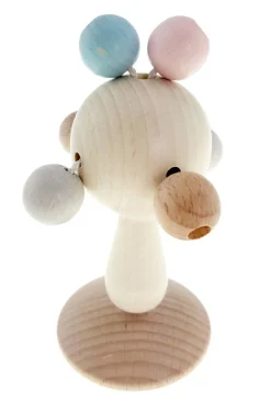 Hess Babyspeelgoed^Grijpfiguur Rammelaar Klapperboom Naturel