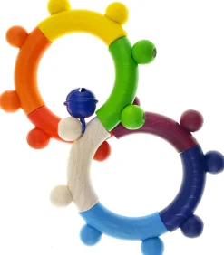 Hess Babyspeelgoed^Grijpfiguur Rammelaar Acht Blauw