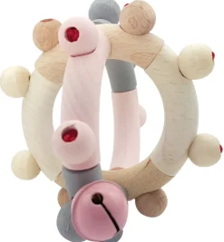 Hess Babyspeelgoed^Grijpfiguur Rammelaar Kogel Roze