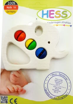 Hess Babyspeelgoed^Grijpfiguur Rammelaar Olifant