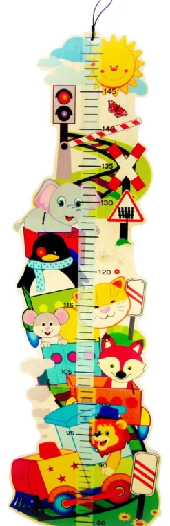 Hess Groeimeters^Groeimeter Trein Hout